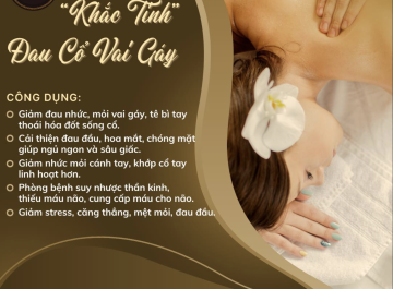 ƯU ĐIỂM MASSAGE TRỊ LIỆU ĐAU VAI GÁY CHUYÊN SÂU - TAM THÔNG